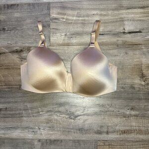 Soma Women Bra 38D Beige Vanishing Back Wireless T Shirt Lightly Lined